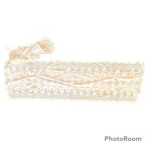 2 Piece Vintage Eyelit Table or Shelf Runner